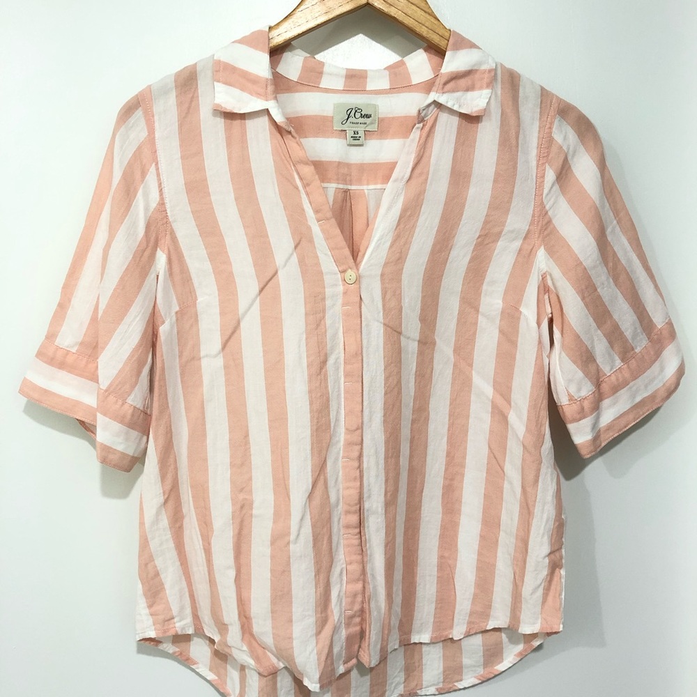 J. Crew short-sleeve button-up shirt